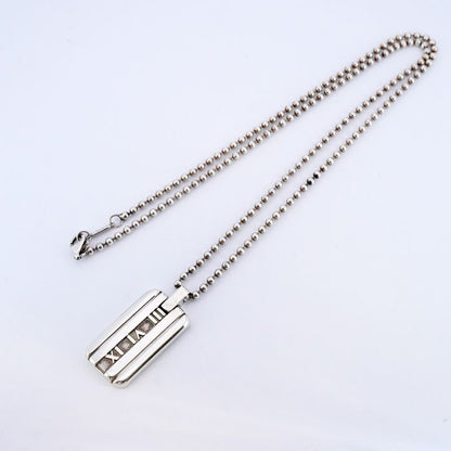 Tiffany & Co Necklace Atlas 925 Silver Men Women Unisex