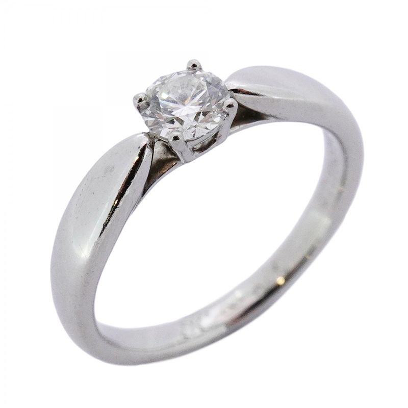 Tiffany & Co Ring Harmony 1PD Pt950 Platinum Diamond 0.21ct #4 Ladies