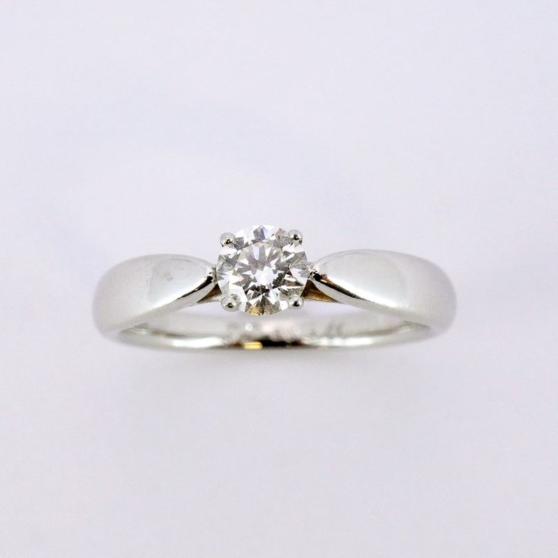 Tiffany & Co Ring Harmony 1PD Pt950 Platinum Diamond 0.21ct #4 Ladies