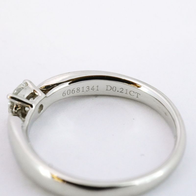 Tiffany & Co Ring Harmony 1PD Pt950 Platinum Diamond 0.21ct #4 Ladies