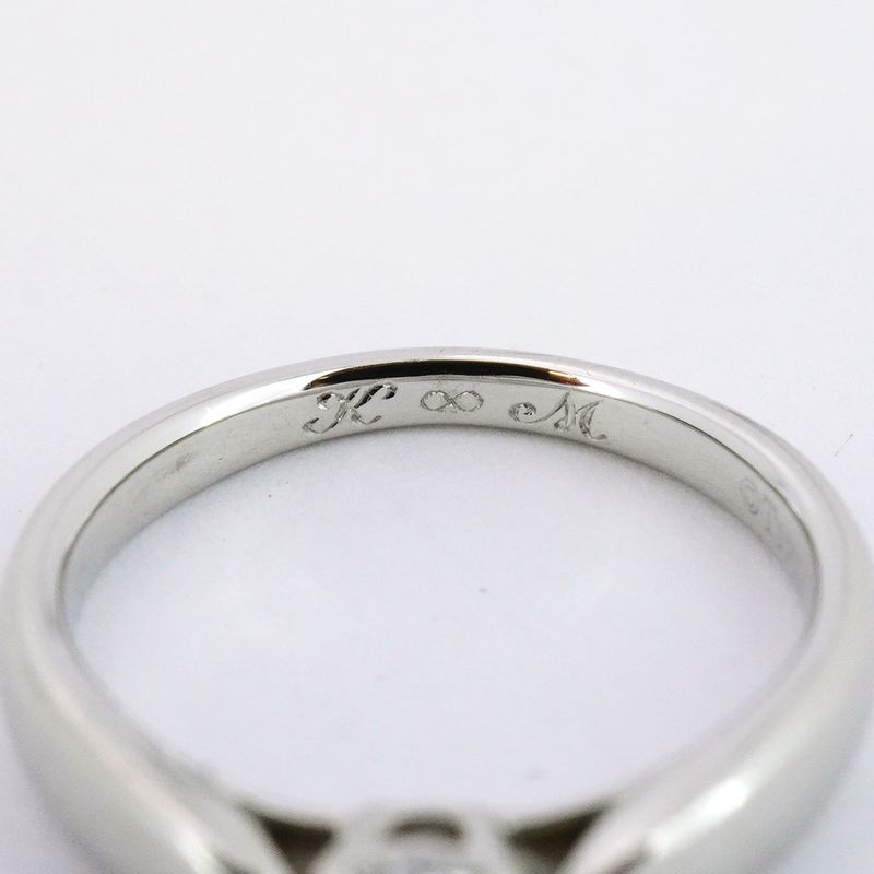 Tiffany & Co Ring Harmony 1PD Pt950 Platinum Diamond 0.21ct #4 Ladies