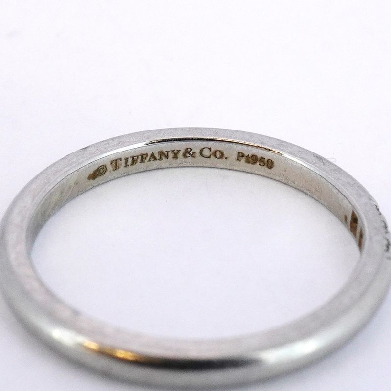 Tiffany & Co Ring Forever 3PD Pt950 Platinum Diamond #11 Ladies