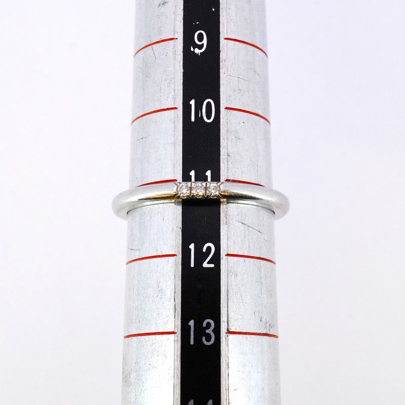 Tiffany & Co Ring Forever 3PD Pt950 Platinum Diamond #11 Ladies