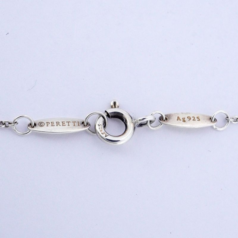 Tiffany & Co Necklace By-the-yard 1PD Silver 925 Diamond Ladies