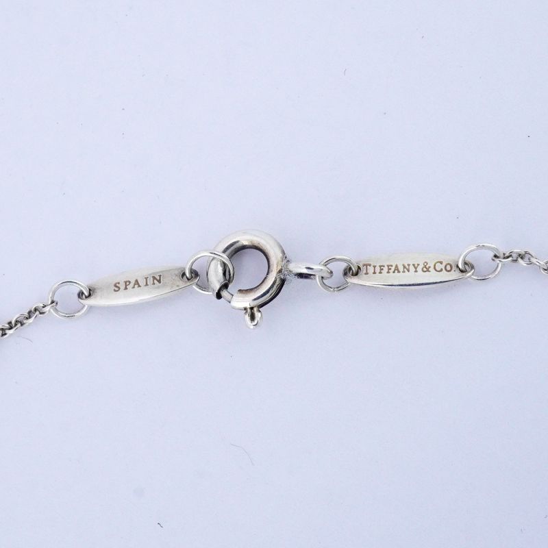 Tiffany & Co Necklace By-the-yard 1PD Silver 925 Diamond Ladies