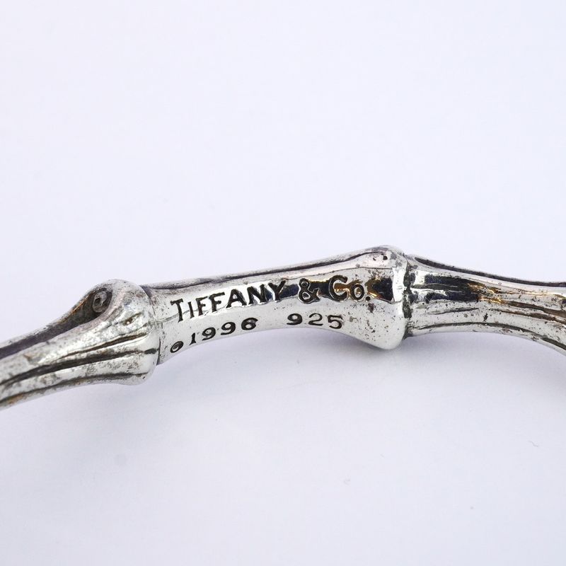 Tiffany & Co Bangle Bamboo 925 Silver Ladies