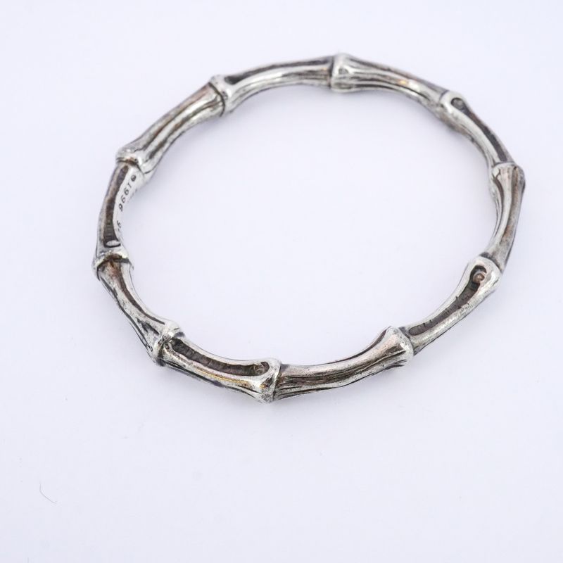 Tiffany & Co Bangle Bamboo 925 Silver Ladies