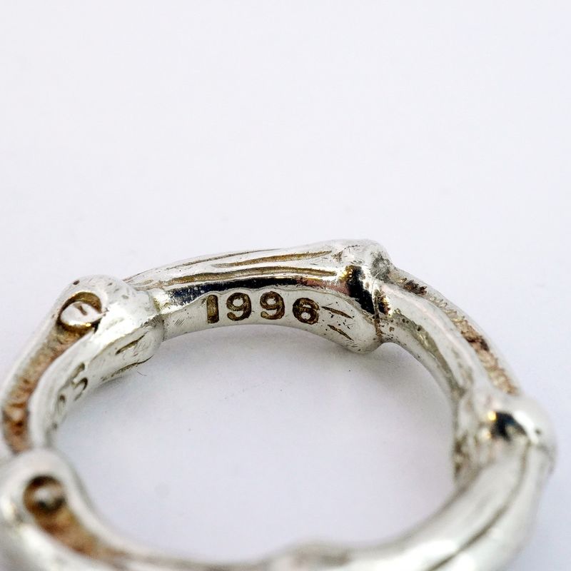 Tiffany & Co Ring Bamboo Silver 925 Size 5 Ladies