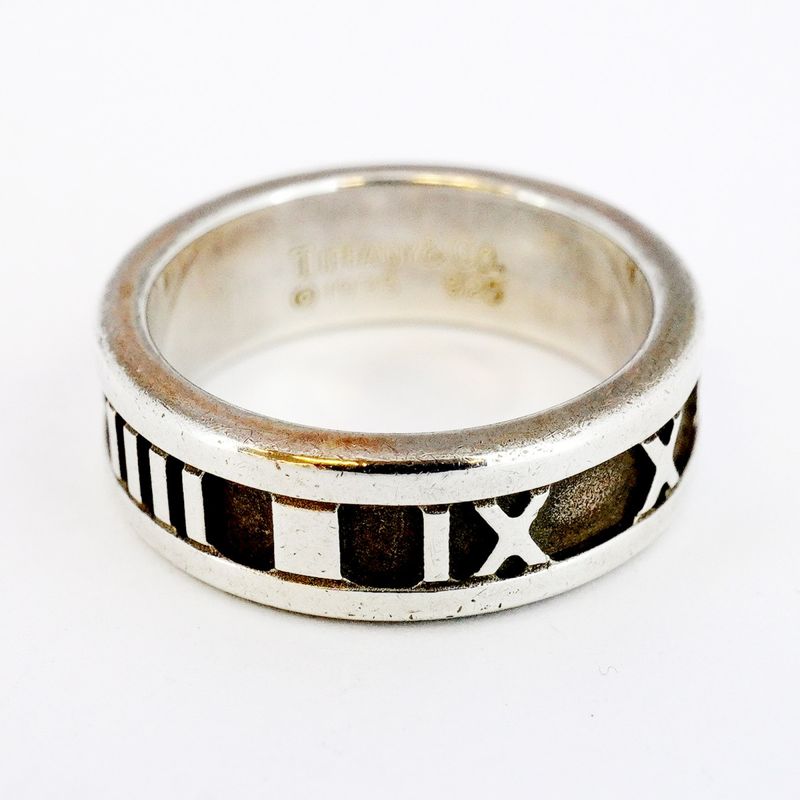 Tiffany & Co Ring Atlas Silver 925 Size 10 Ladies