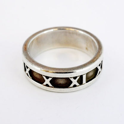 Tiffany & Co Ring Atlas Silver 925 Size 10 Ladies