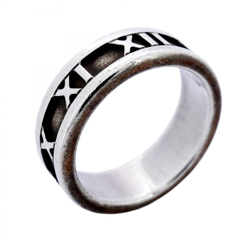 Tiffany & Co Ring Atlas Silver 925 Size 10 Ladies
