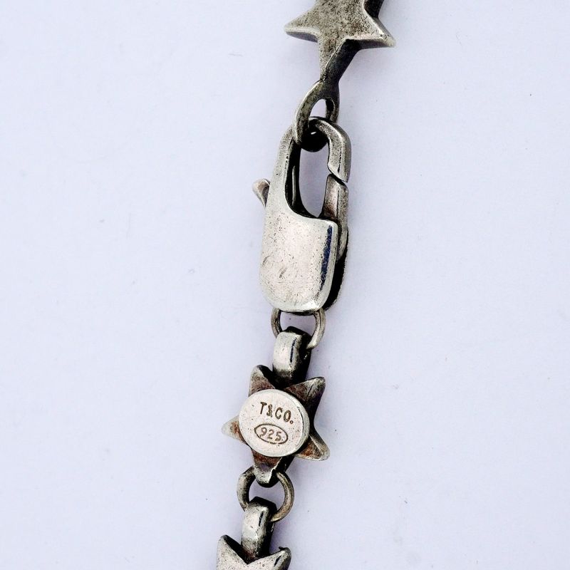 Tiffany & Co Bracelet Puff Star Silver 925 Ladies