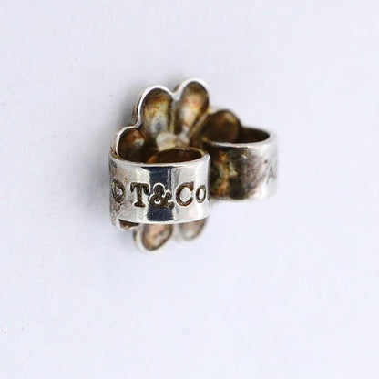 Tiffany & Co Earrings Somerset Mesh Silver 925 Ladies