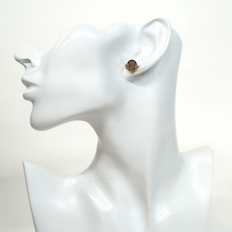 Tiffany & Co Earrings Somerset Mesh Silver 925 Ladies