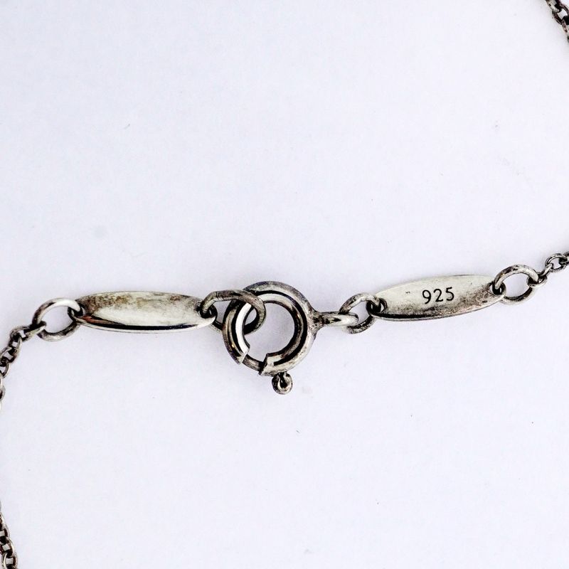 Tiffany & Co Necklace Double Loop Silver 925 Ladies