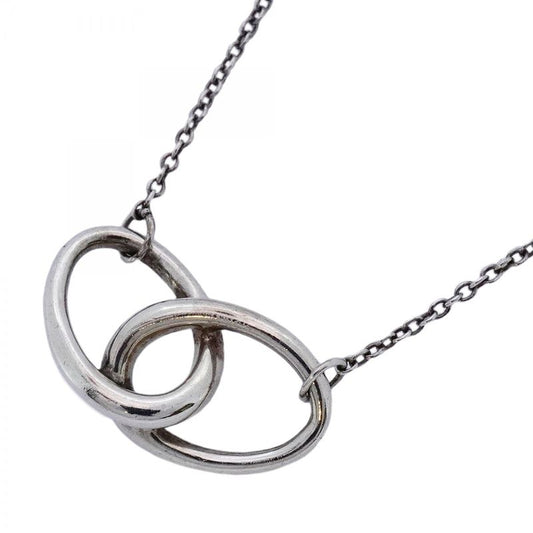 Tiffany & Co Necklace Double Loop Silver 925 Ladies