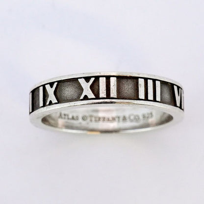 Tiffany & Co Ring Atlas 925 Silver Size 12.5 Ladies