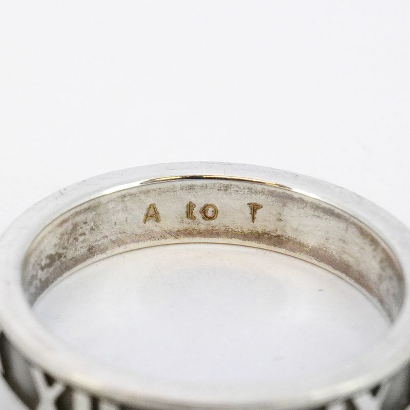 Tiffany & Co Ring Atlas 925 Silver Size 12.5 Ladies