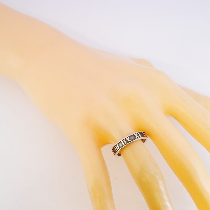 Tiffany & Co Ring Atlas 925 Silver Size 12.5 Ladies