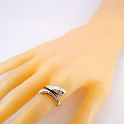 Tiffany & Co Ring Teardrop Silver 925 Size 13 Ladies