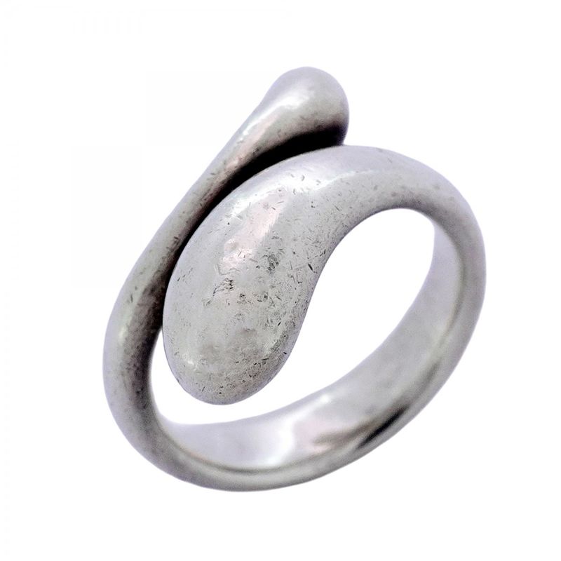 Tiffany & Co Ring Teardrop Silver 925 Size 13 Ladies