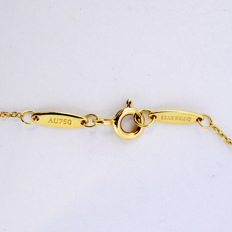 Tiffany & Co Necklace By-the-yard 1PD 18K Yellow Gold Yellow Gold Diamond Ladies