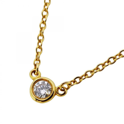 Tiffany & Co Necklace By-the-yard 1PD 18K Yellow Gold Yellow Gold Diamond Ladies