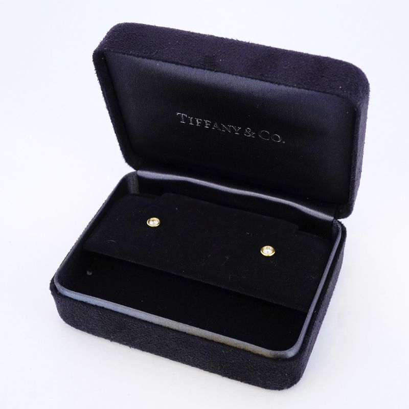 Tiffany & Co Earrings By-the-yard 1PD 18K Yellow Gold Yellow Gold Diamond Ladies