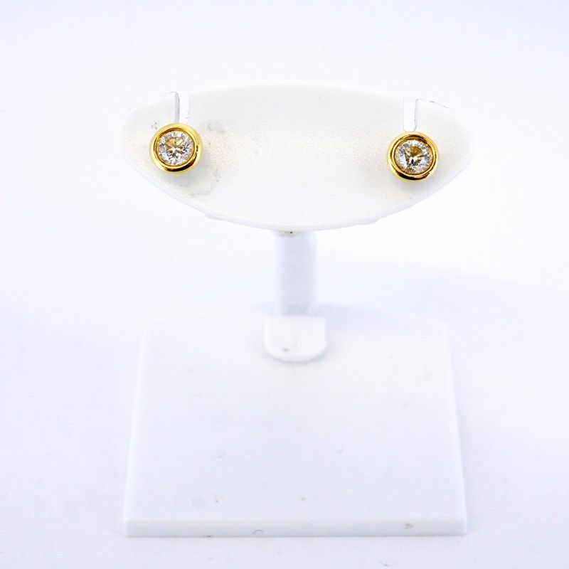 Tiffany & Co Earrings By-the-yard 1PD 18K Yellow Gold Yellow Gold Diamond Ladies