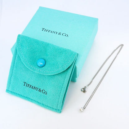 Tiffany & Co Necklace Solitaire 1PD Pt950 Platinum Diamond Ladies
