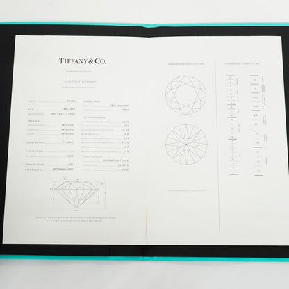 Tiffany & Co Ring Harmony 1PD Pt950 Platinum Diamond 0.26ct 11 Ladies