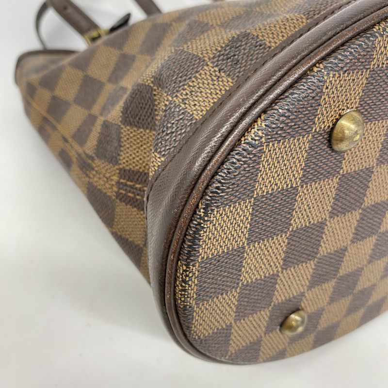 Louis Vuitton Damier Marais Tote Bag N42240 Ebene Womens