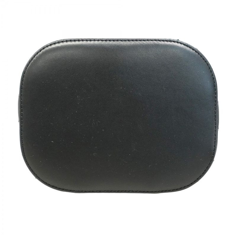 Chanel Vanity Bag Matelasse Lambskin Black Gold Hardware Women