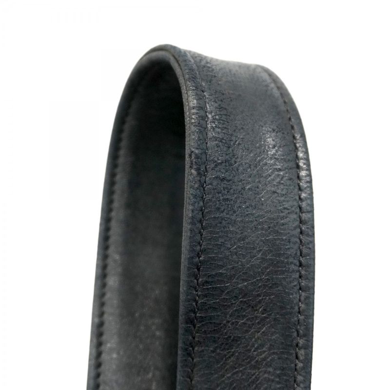 Chanel Shoulder Bag Triple Coco Lambskin Black Gold Hardware Women