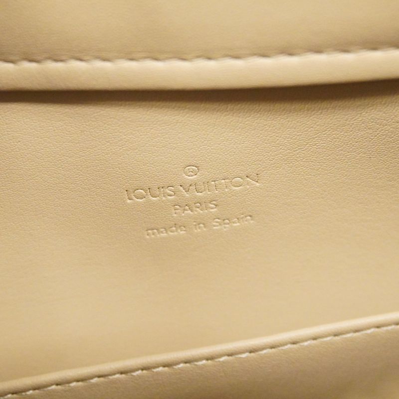 Louis Vuitton Tote Bag Vernis Columbus M91023 Beige Women's