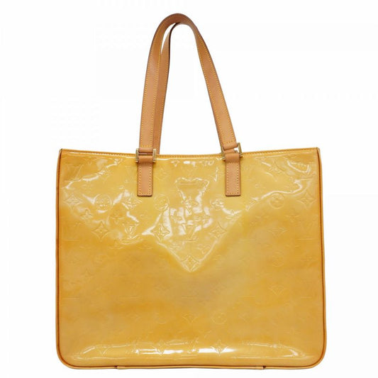 Louis Vuitton Tote Bag Vernis Columbus M91023 Beige Women's