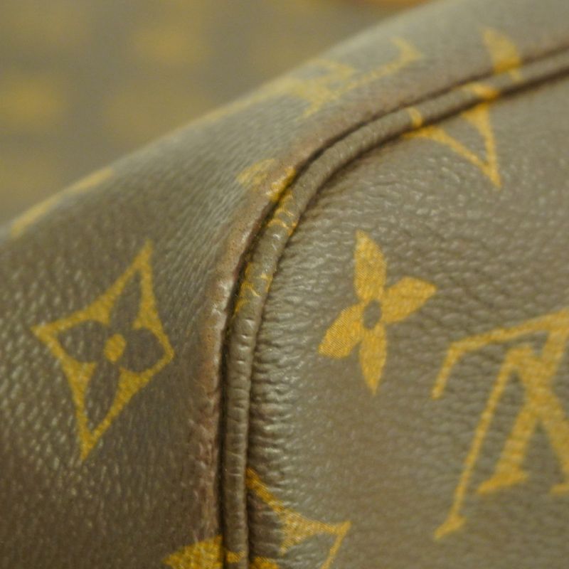 Louis Vuitton Tote Bag Monogram Neverfull MM M40156 Brown Ladies