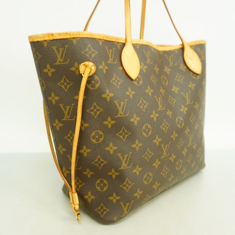 Louis Vuitton Tote Bag Monogram Neverfull MM M40156 Brown Ladies