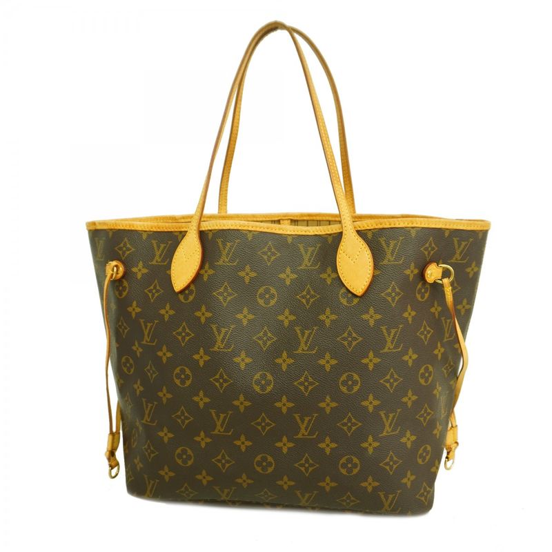 Louis Vuitton Tote Bag Monogram Neverfull MM M40156 Brown Ladies