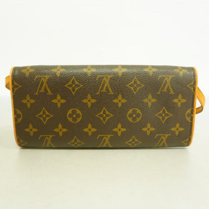 Louis Vuitton Shoulder Bag Monogram Pochette Twin GM M51852 Brown Ladies