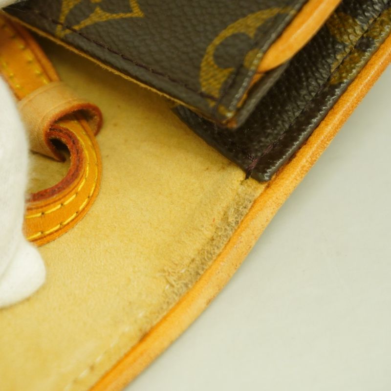 Louis Vuitton Shoulder Bag Monogram Pochette Twin GM M51852 Brown Ladies