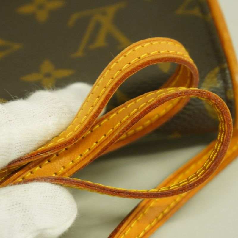 Louis Vuitton Shoulder Bag Monogram Pochette Twin GM M51852 Brown Ladies