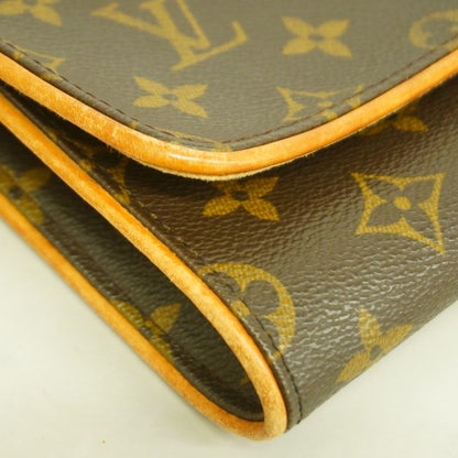 Louis Vuitton Shoulder Bag Monogram Pochette Twin GM M51852 Brown Ladies
