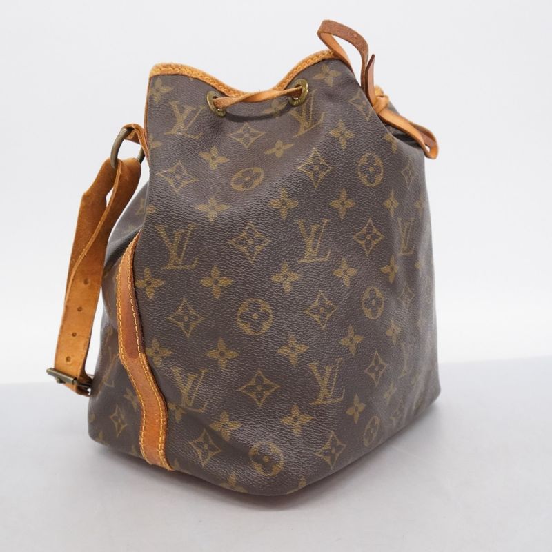 Louis Vuitton Shoulder Bag Monogram Petite Noe M42226 Brown Ladies