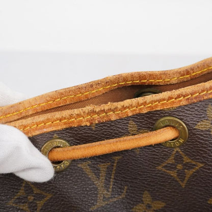 Louis Vuitton Shoulder Bag Monogram Petite Noe M42226 Brown Ladies