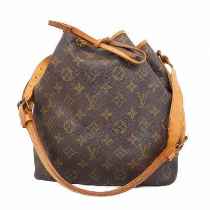 Louis Vuitton Shoulder Bag Monogram Petite Noe M42226 Brown Ladies
