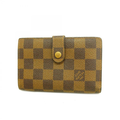 Louis Vuitton Wallet Damier Porte Monnaie Viennois N61664 Ebène Ladies