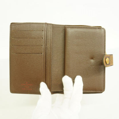 Louis Vuitton Wallet Damier Porte Monnaie Viennois N61664 Ebène Ladies