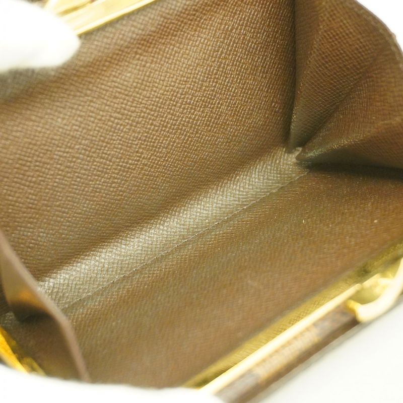 Louis Vuitton Wallet Damier Porte Monnaie Viennois N61664 Ebène Ladies