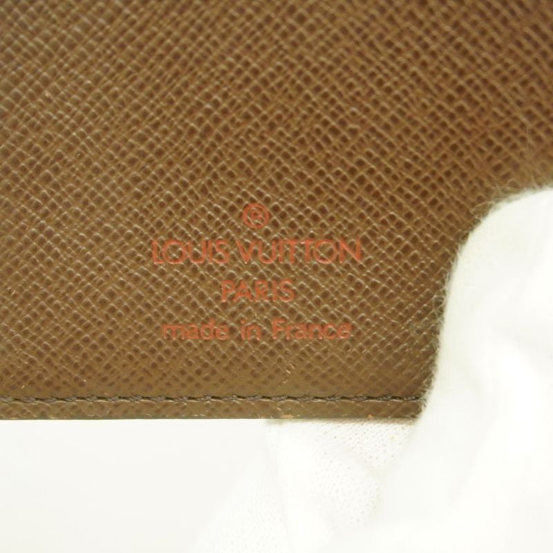 Louis Vuitton Wallet Damier Porte Monnaie Viennois N61664 Ebène Ladies